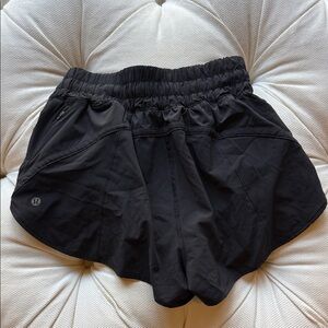 lululemon athletica Black Women's Athletic Shorts with Elastic Waistband